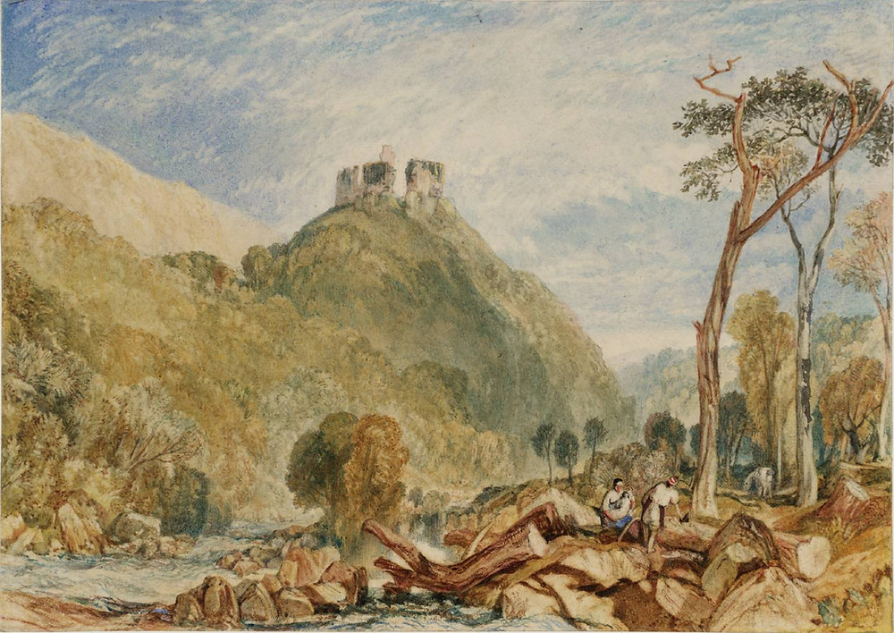 Okehampton Castle by Turner