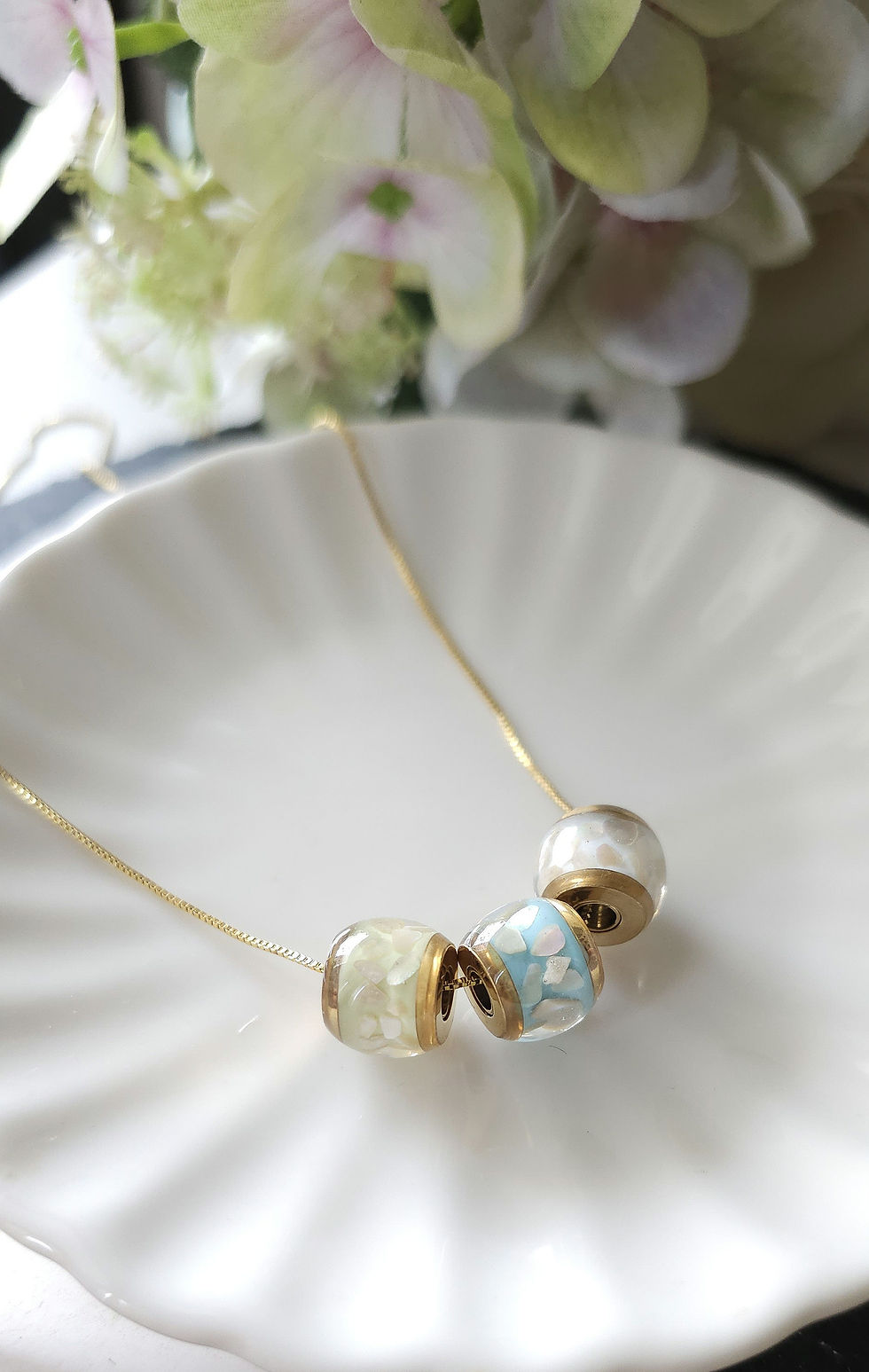 Thumbnail: Eternity Trio Pendant Necklace - "Belief"