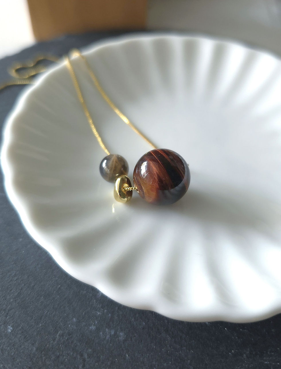 Thumbnail: Cosmic Alignment - Asymetric crystal pendants