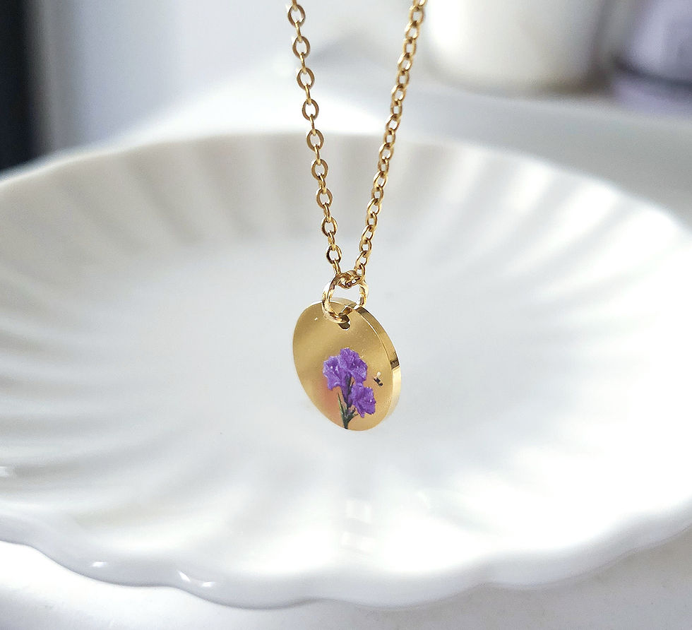 Thumbnail: August - GLADIOLUS Birth Flower Charms/Pendants