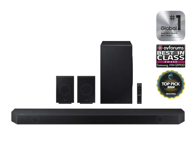 Samsung Q-Series Soundbar HW-Q990D – 11.1.4ch Dolby Atmos Wireless Soundbar