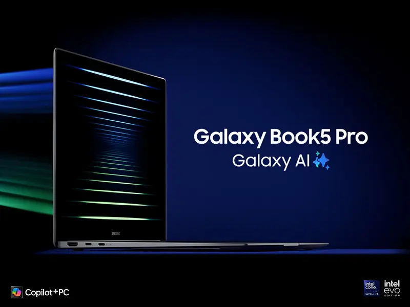 Samsung Galaxy Book5 Pro – 16" AMOLED, Intel® Core™ Ultra 7