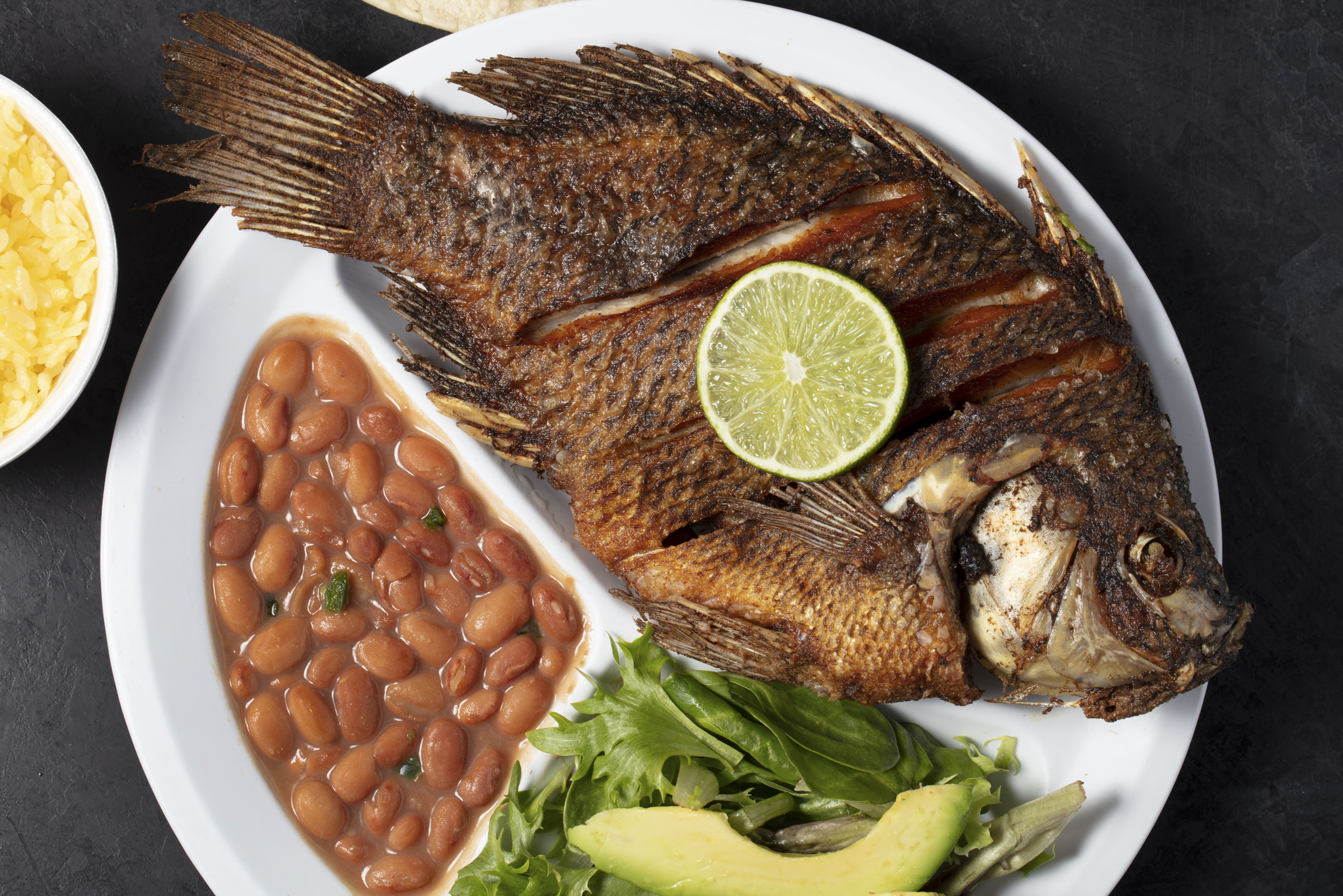 Fried Whole Tilapia Fish