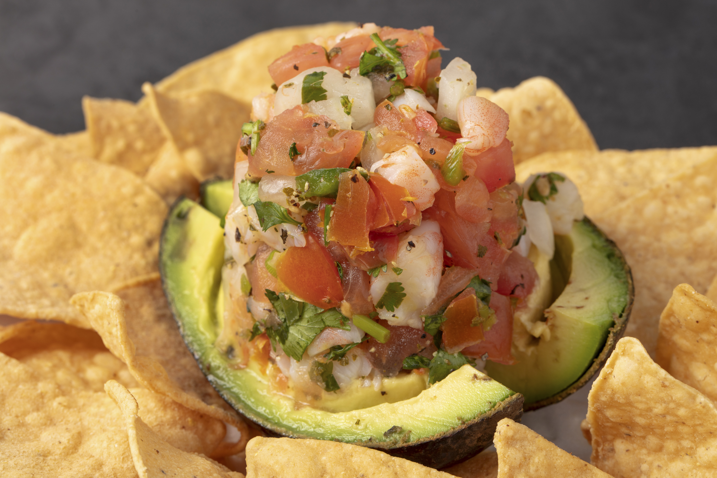 Stuffed Half Avocado