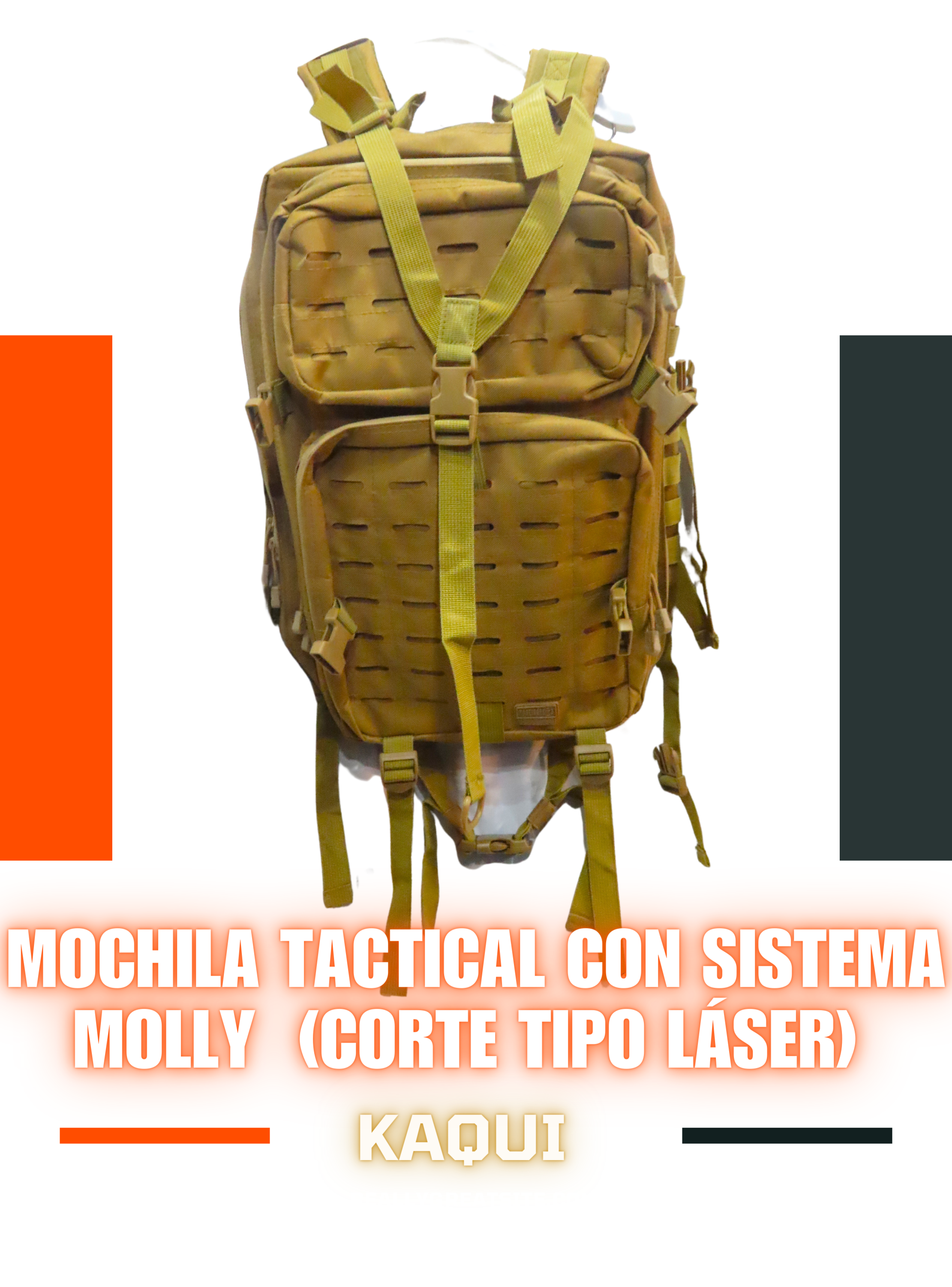Mochila Corte Lazer Tactical con sistema Molly