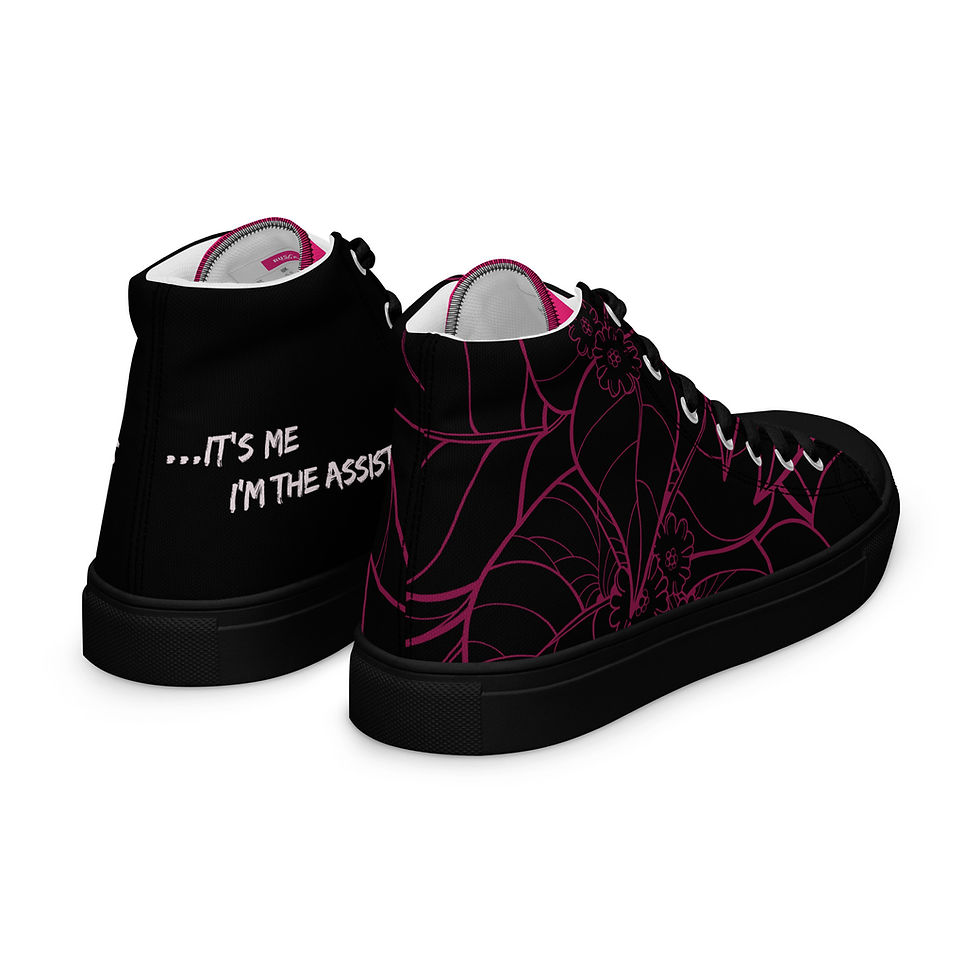 Thumbnail: My Assistant's Fault  Women’s High Top Canvas Shoes