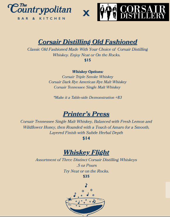 Amber Hour: Corsair Distillery