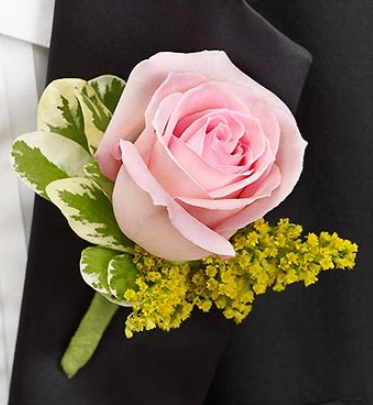 Pastel Boutonniere