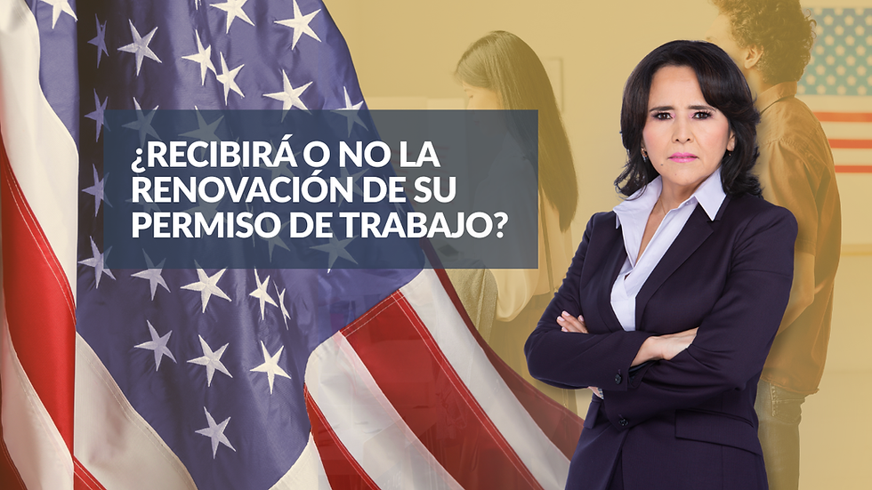 ¿Recibirá o no la renovación de su permiso de trabajo?