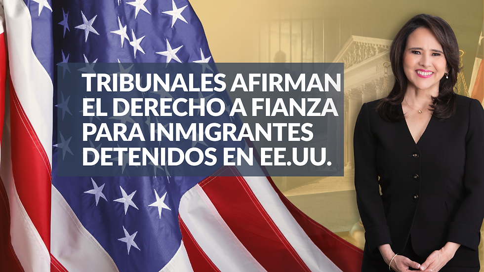 ¿Fianzas para inmigrantes detenidos? Tribunal apela al derecho.