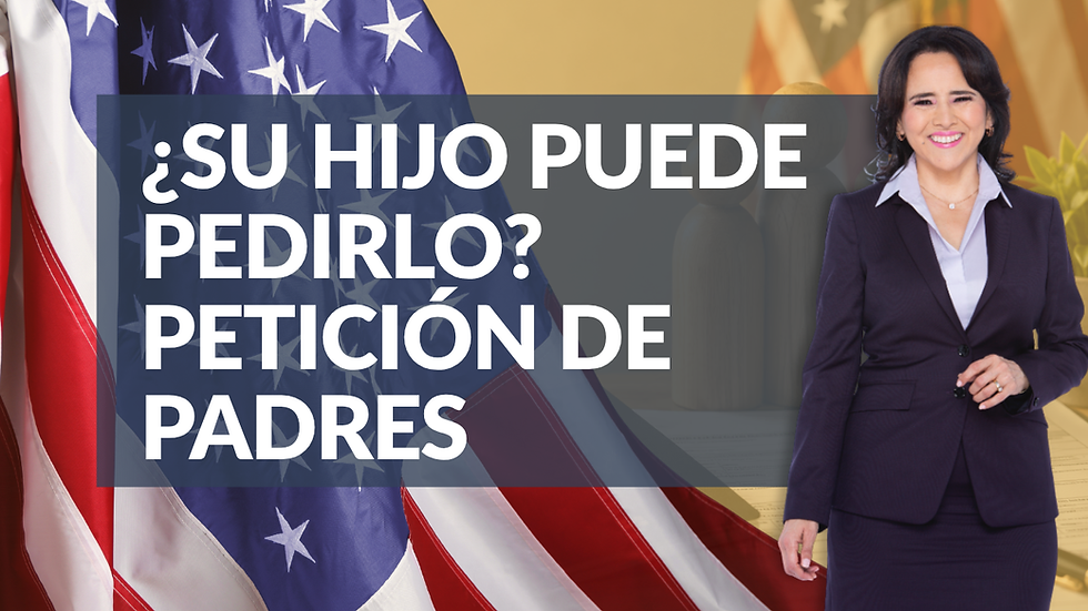 ¿Su hijo puede pedirlo? Petición de padres