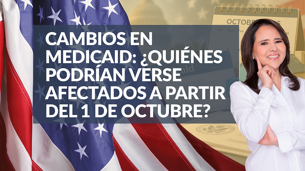 Cambios en Medicaid: ¿quiénes podrían verse afectados a partir del 1 de octubre?