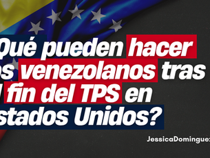 ¿Qué pueden hacer los venezolanos tras el fin del TPS en Estados Unidos?
