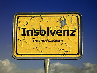 Insolvenz-Schild: Krisen als Chancen Nutzen; URimpuls.ch Innerschweiz