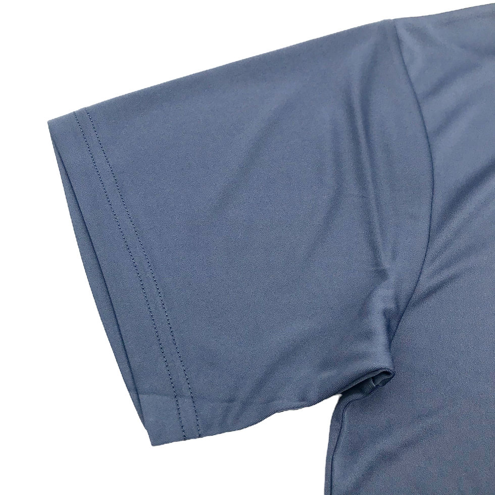 サムネイル： ミース 半袖プラクティスシャツ（DRY 4.4oz UVカットスムース生地）MEATH社ロゴ入り／ストーンブルー／各サイズ（男女兼用）