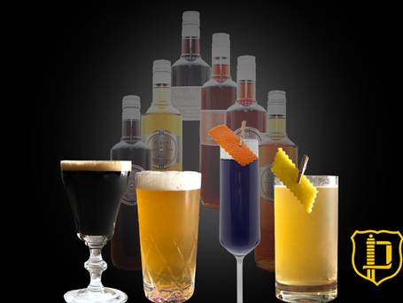 Liköre zum Mischen mit Bier, Sekt oder Soda