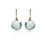 Thumbnail: Natural Clear Quartz Earrings: 14K Gold Filled Crystal Ball Dangle
