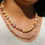 Thumbnail: Natural Baroque Pearl Rhodochrosite Necklace, 14k Gold Filled, Pink Gemstone Jew