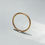Thumbnail: 18K Gold Twisted Wire Flexible Ring,Stackable Ring