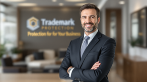 Businessperson in office