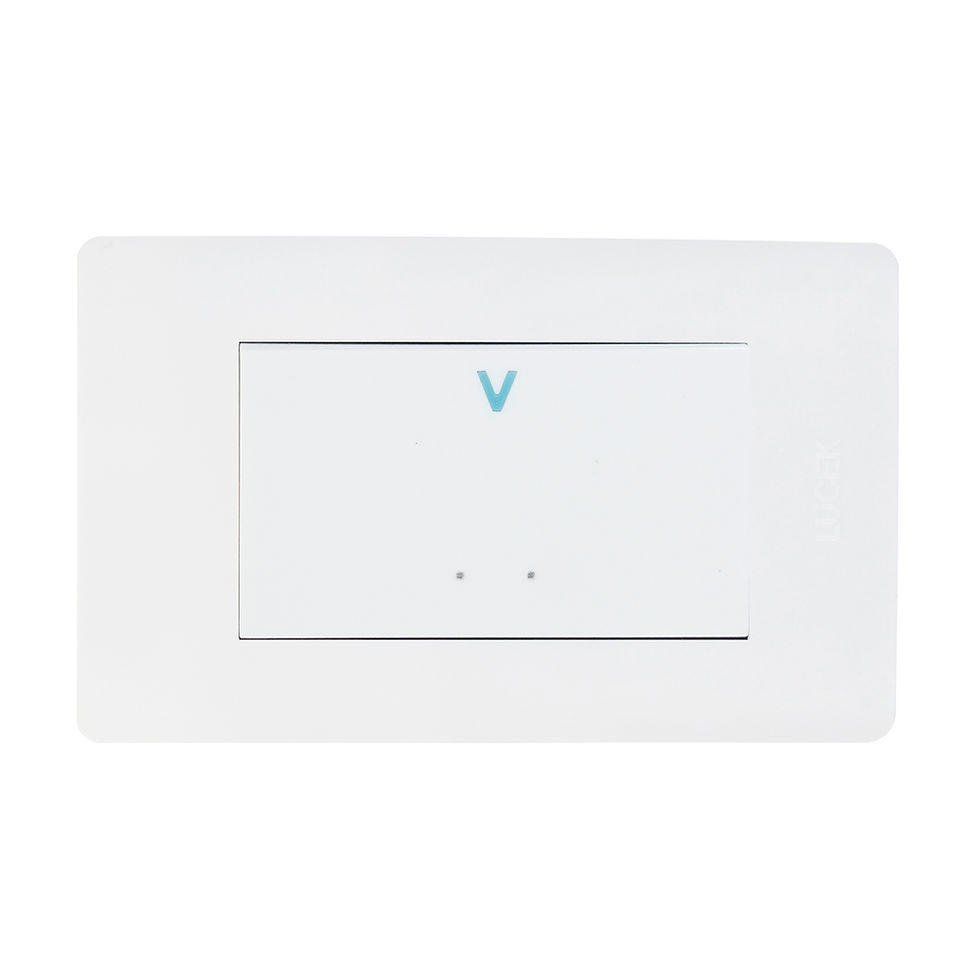 Miniatura: PLACA LUCEK C/1 APAGADOR ESCALERA BLANCO
