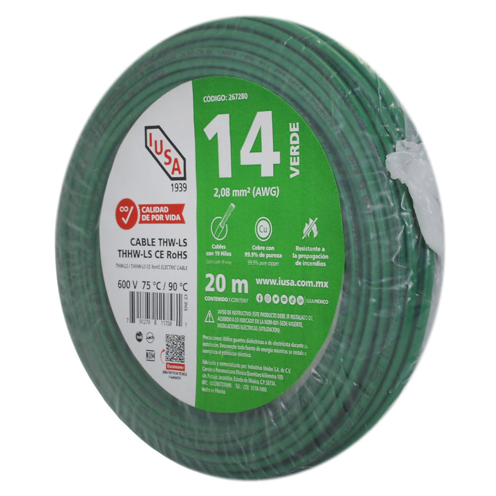 Miniatura: CABLE IUSA CAL.14  (20 MTEROS)