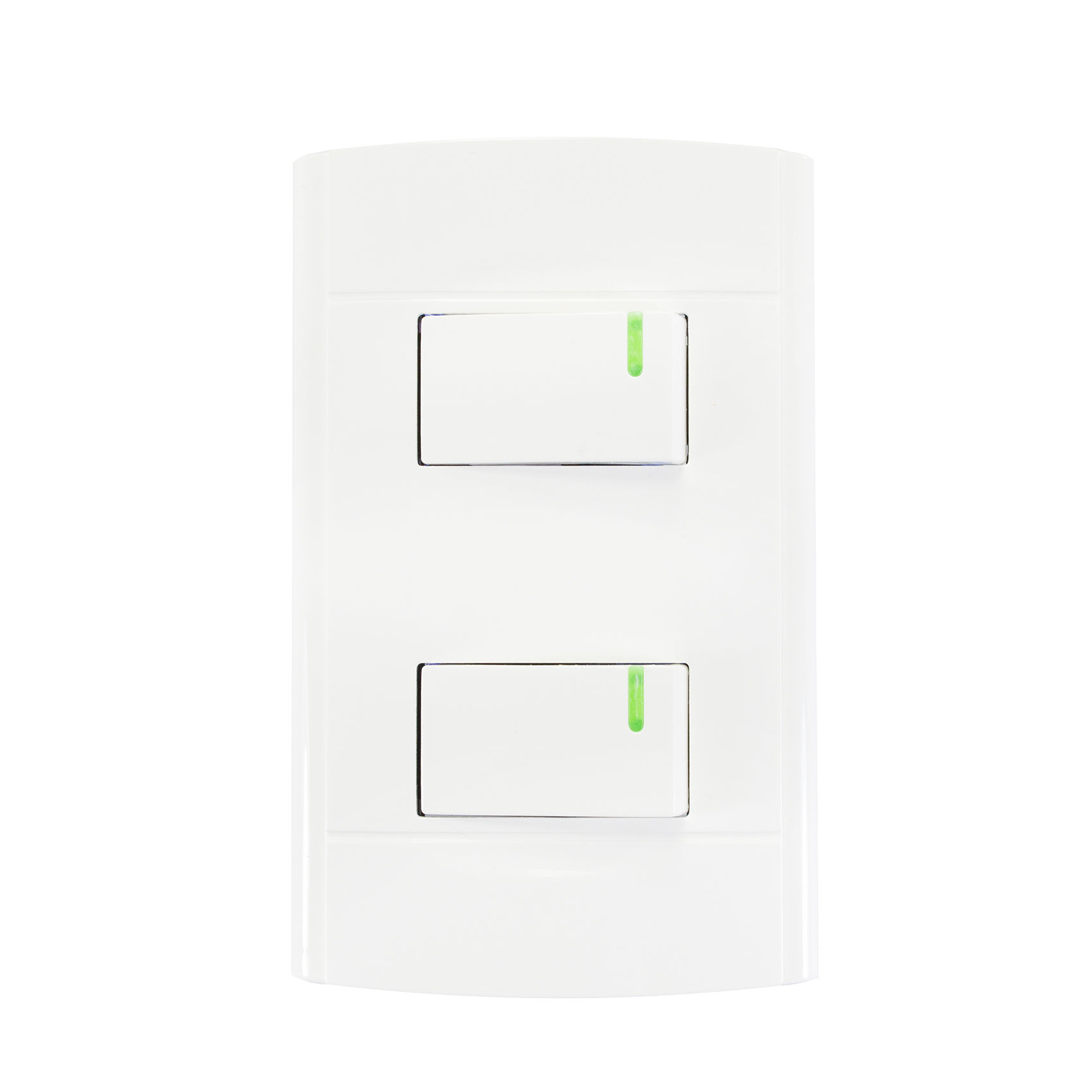 PLACA SANELEC ROMA CON APAGADOR SENCILLO Y ESCALERA