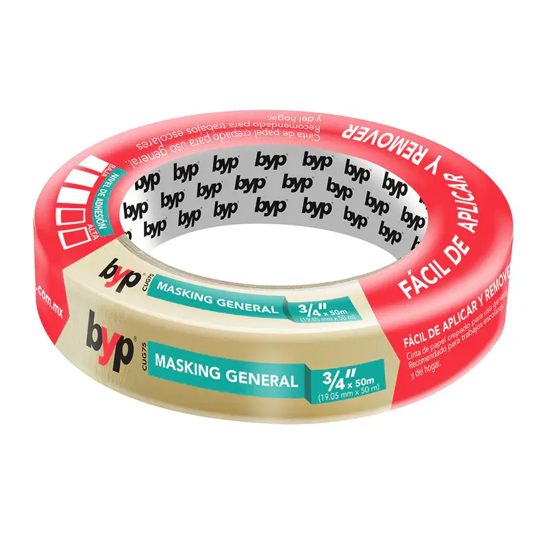 CINTA BYP USO GENERAL 3/4"" X 50 M."