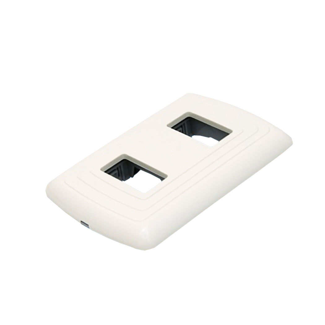 PLACA KLEY MARFIL TIPO EVOLUCION 2 VENTANAS