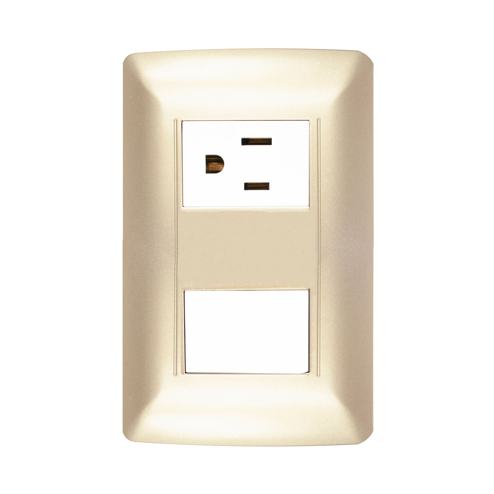 PLACA SANELEC TOSCANA GOLDEN APAGDOR Y CONTACTO