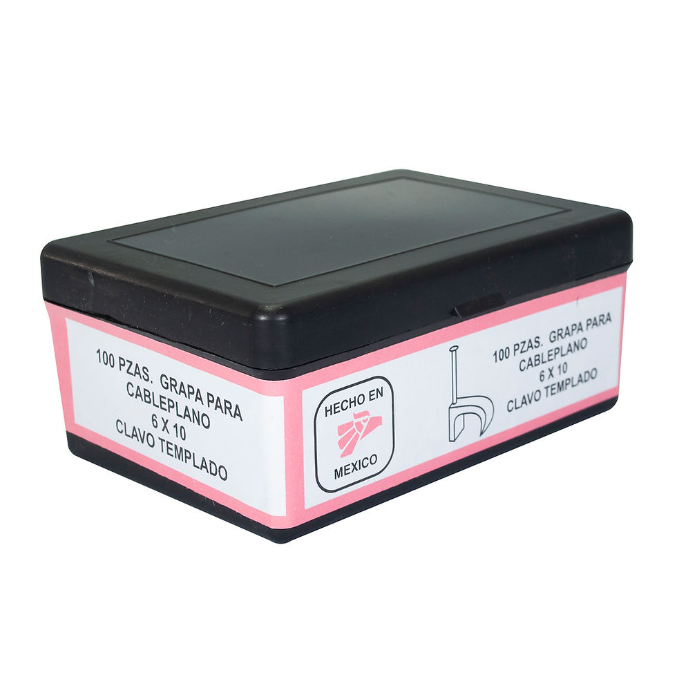 Miniatura: GRAPA SAMY PLANA    6X10 C/100PZ