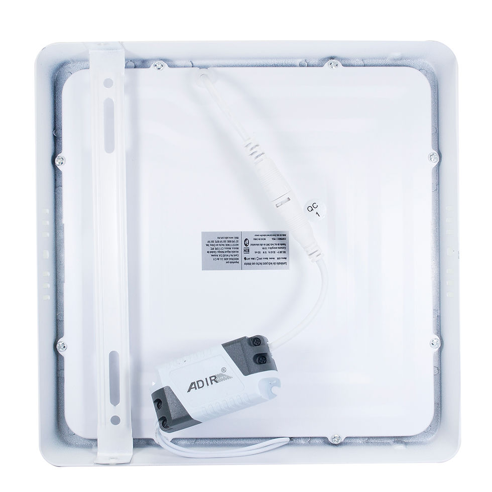 Miniatura: LUMINARIO ADIR SOBREPONER CUAD.18 W. BLANCO CALIDO
