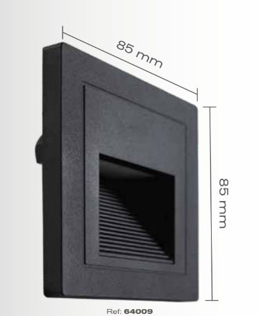 ARBOTANTE WANERGY LED 2W EMPOTRABLE ESCALERAS MUROS