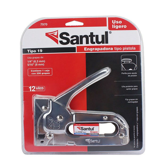 Miniatura: ENGRAPADORA SANTUL TIPO PISTOLA 19,P/GRAPAS DE 1/4 Y 5/16"