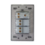 Miniatura: PLACA LUCEK COLORS C/2 APAGADORES SENCILLOS Y 1 CONTACTO NEG
