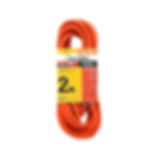EXTENSION SANELEC 2 MTS 2 X16 USO RUDO NARANJA