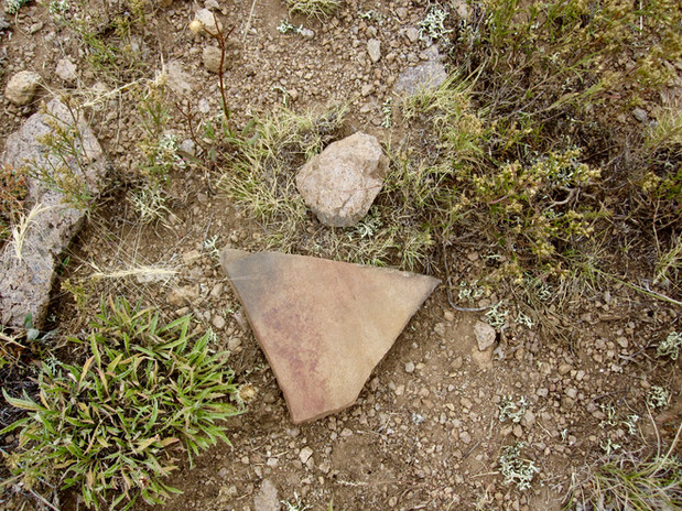 Mano and metate used for food processing