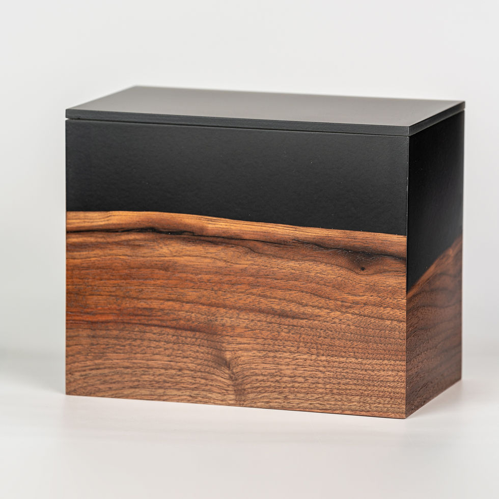 Thumbnail: Black Walnut Urn Back and Side
