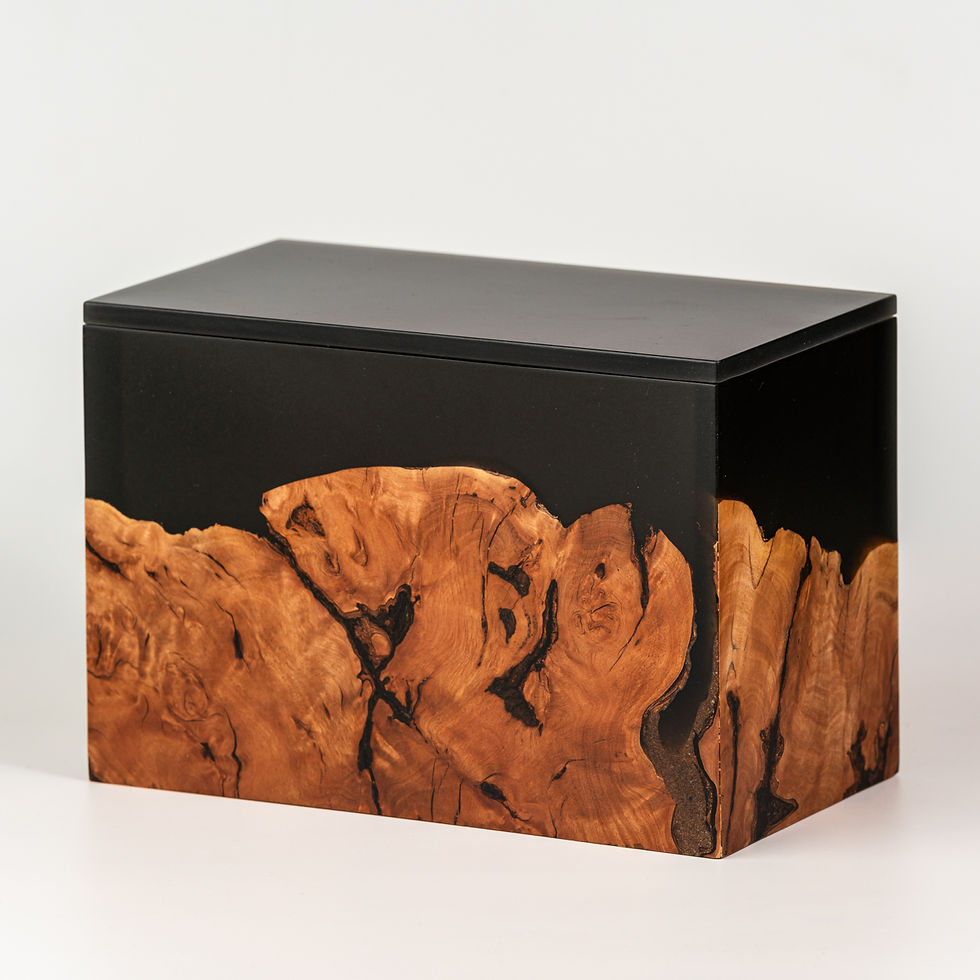 Thumbnail: Keepsake Cremation Urn 190 cubic inches back