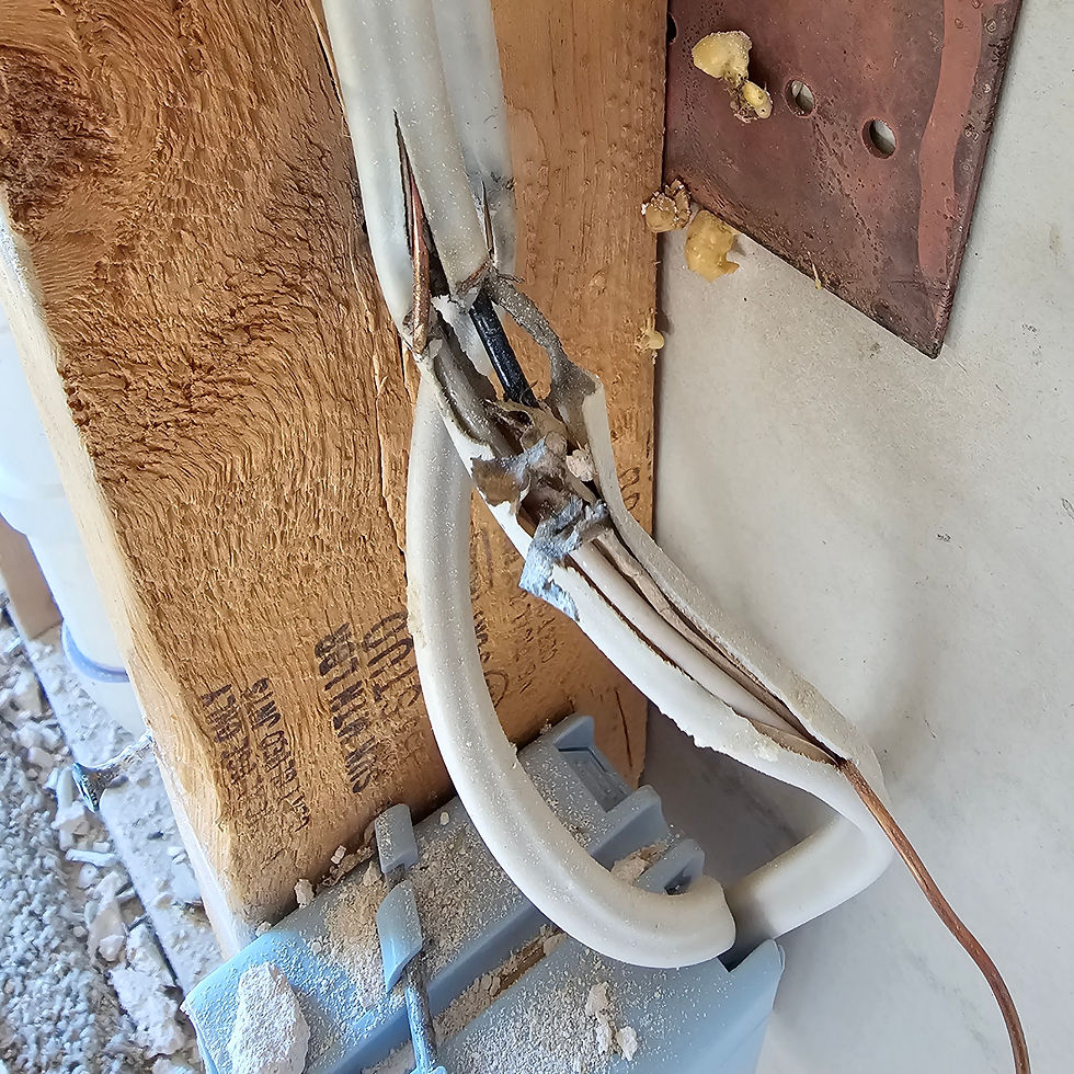 electrical damage after lightning strike