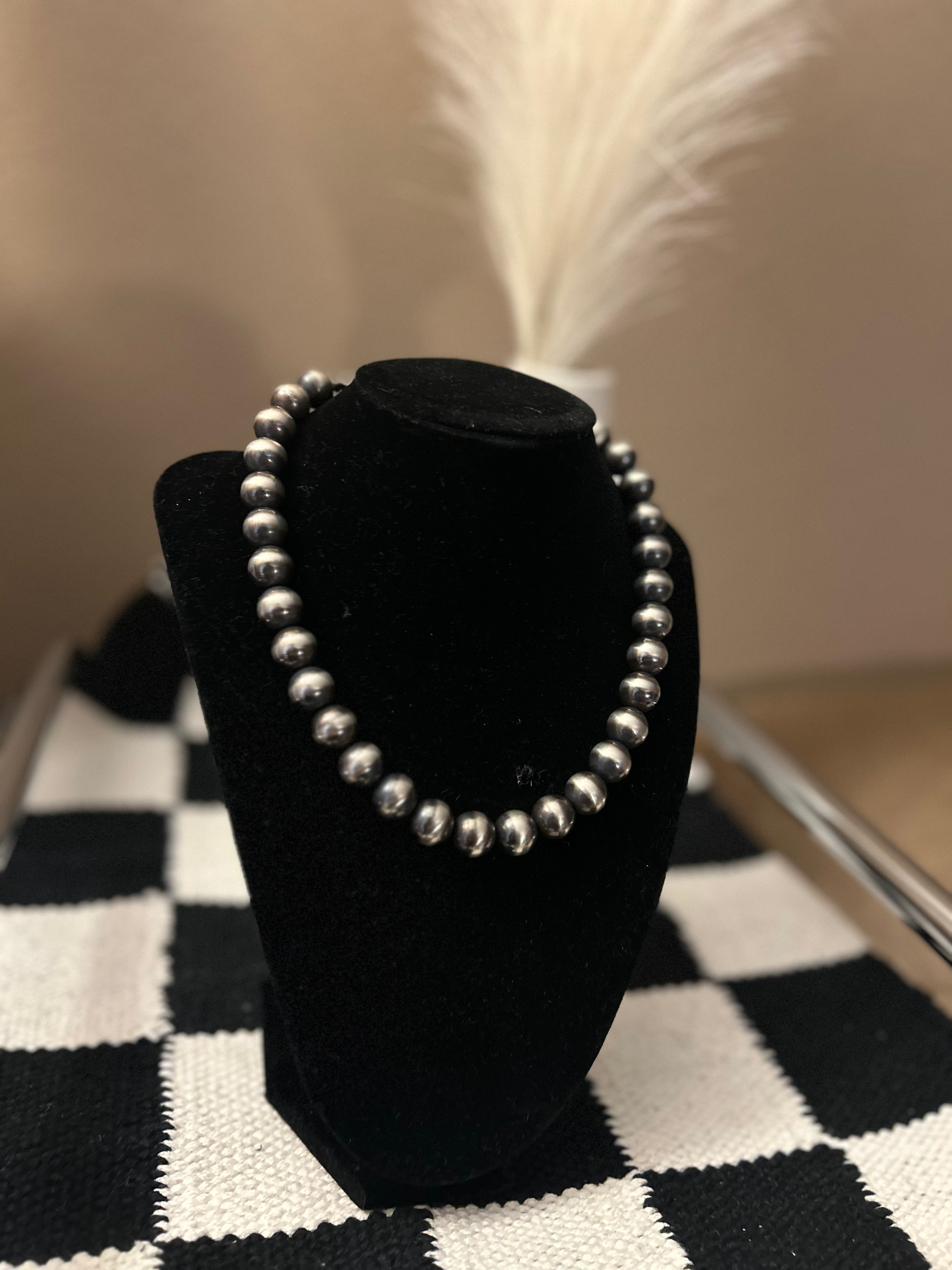 12mm Sterling Pearl Strand