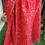 Thumbnail: Bright red semi silk saree