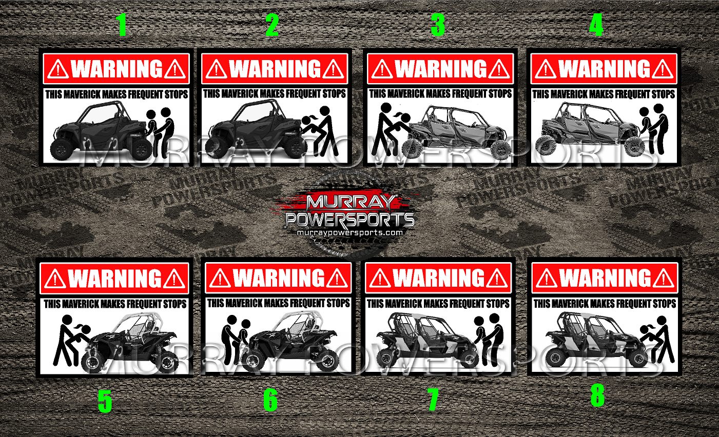 WARNING -  This Maverick Makes Frequent Stops  (size options)