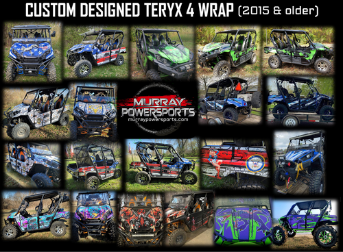 【登り竜ティーガ】沖縄三線✨本革強化張り✨訳あり Custom Teryx 4 (2015 & Older) Wrap | Murray Powersports