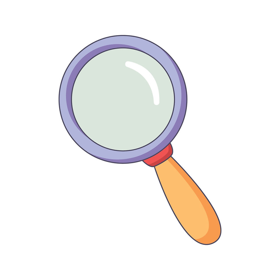 magnifying glass illustration