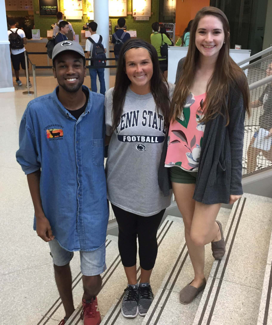 Alexa (Middle) and The Penn State University National Millennial Community