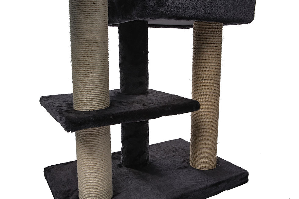 תמונה ממוזערת: מתקן גירוד לחתולים גדולים עם מספר מפלסים