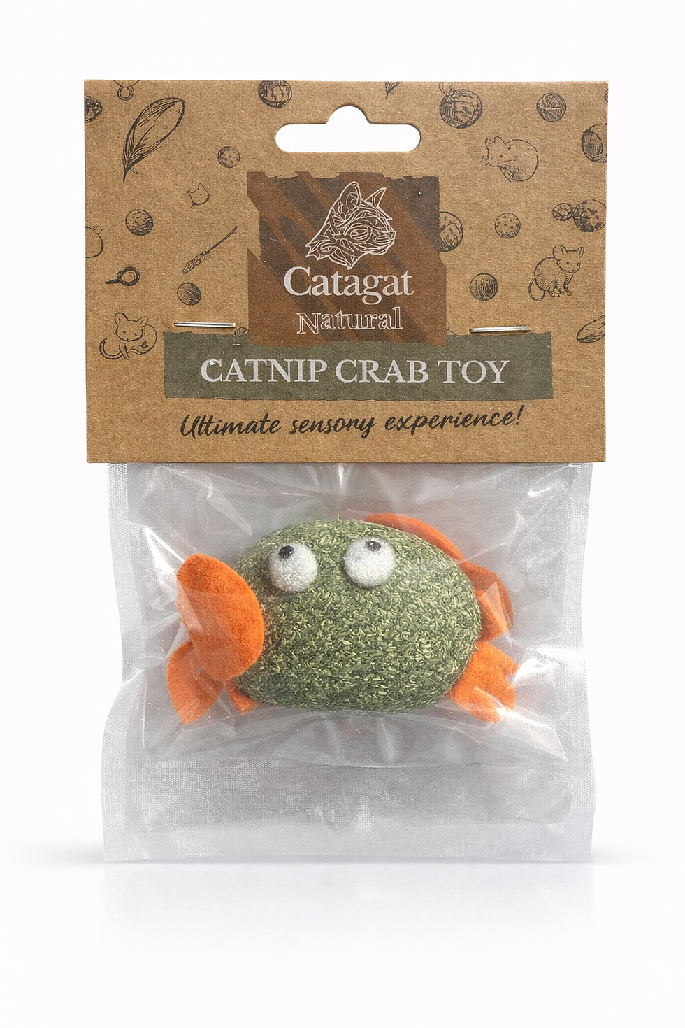 צעצוע סרטן לחתולים עם קטניפ Catagat