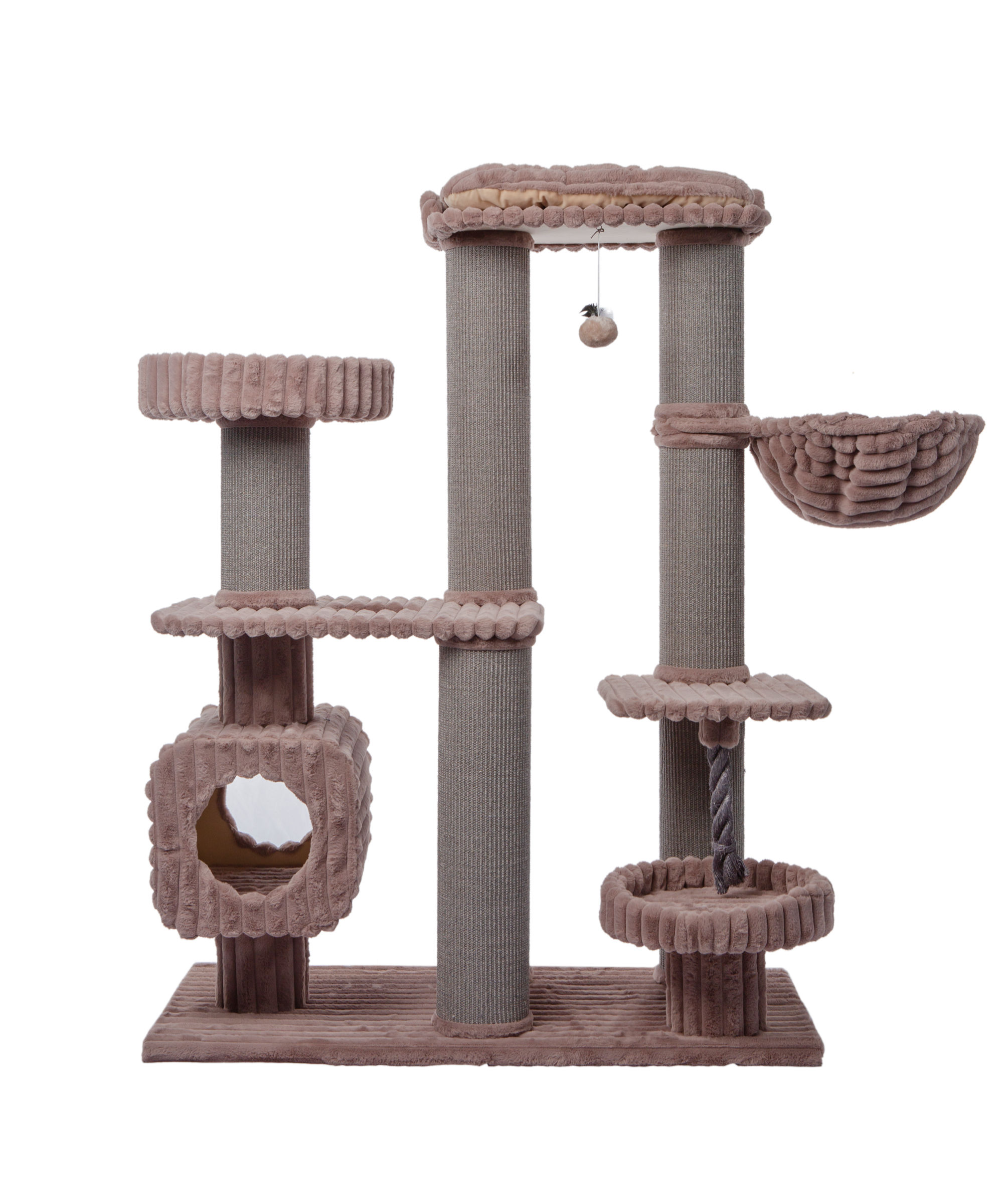 מבט קדמי על מתקן גירוד לחתול BJORN