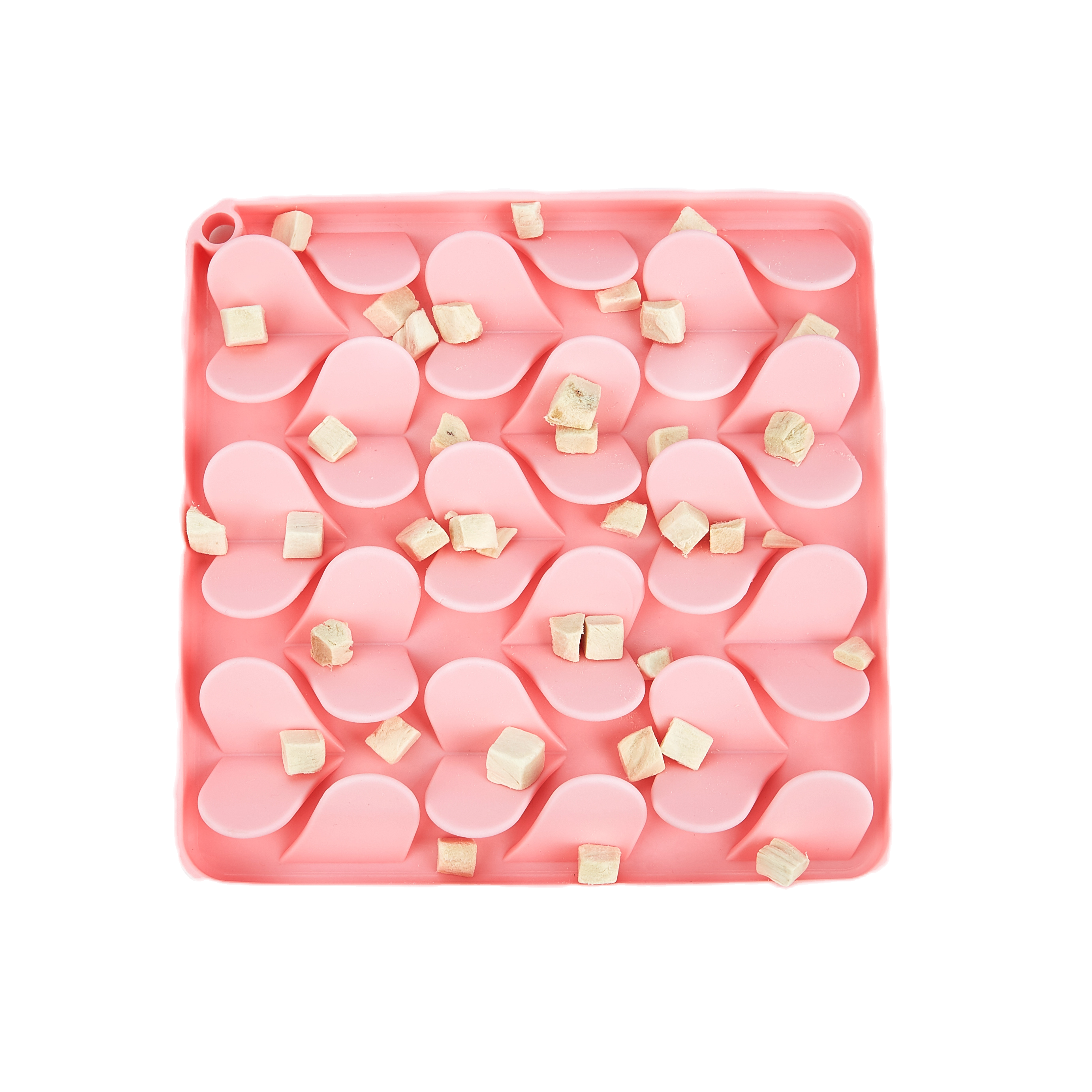 שטיח הרחה וליקוק מסיליקון לחיות מחמד צבע ורוד